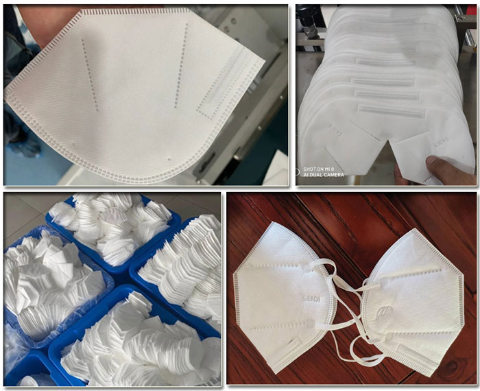 四川kn95口罩機生產商 四川kn95口罩機生產廠家樣品展示